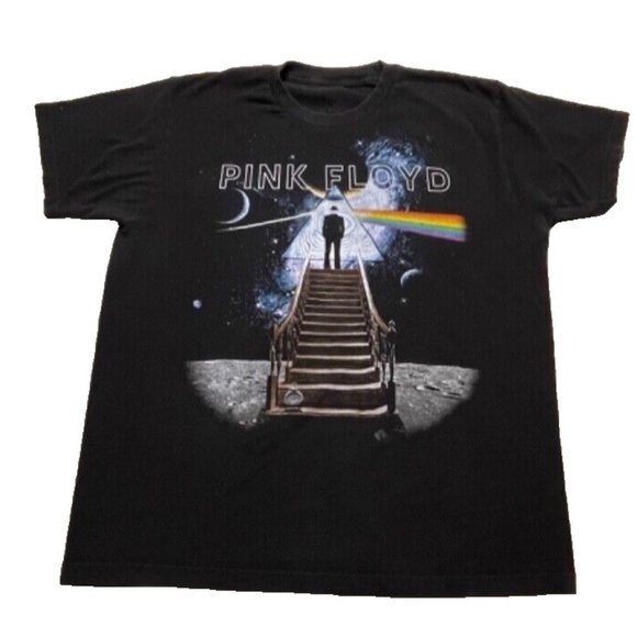 Pink Floyd Short Sleeve T-shirt; Black with Graphic; Size M; Exc. Cond. - Picture 1 of 4